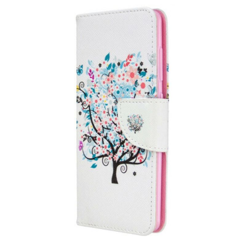 Capa Flip Para Samsung Galaxy A41 Árvore Florida