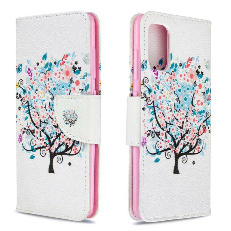 Capa Flip Para Samsung Galaxy A41 Árvore Florida