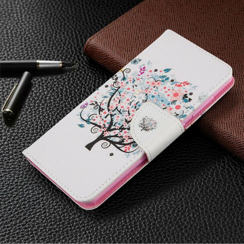 Capa Flip Para Samsung Galaxy A41 Árvore Florida