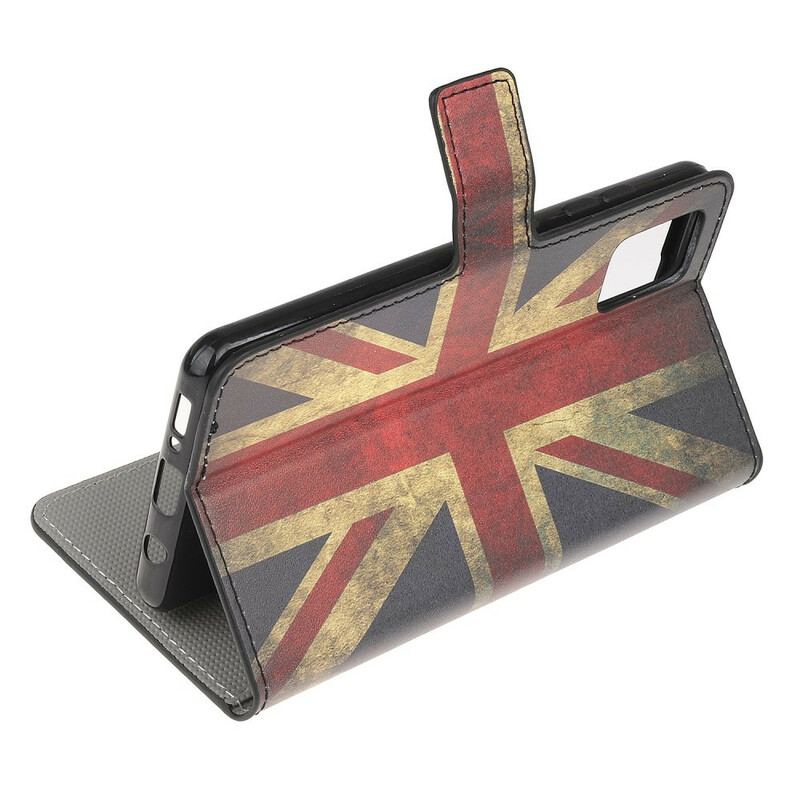 Capa Flip Para Samsung Galaxy A41 Bandeira Da Inglaterra