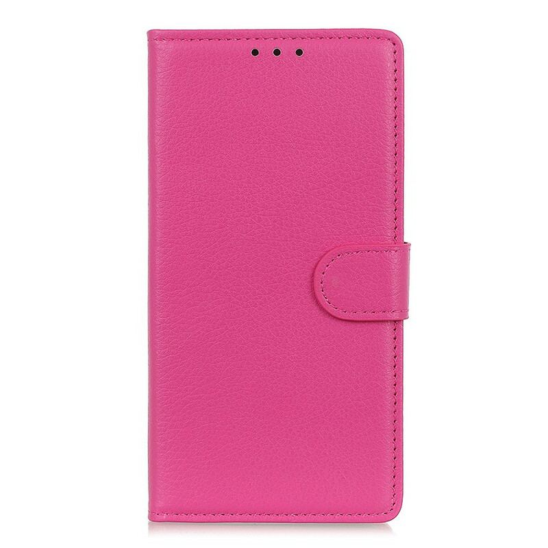 Capa Flip Para Samsung Galaxy A41 Mais Couro Sintético Retrô
