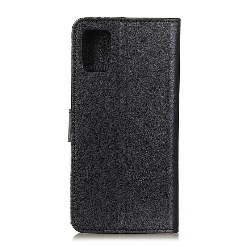 Capa Flip Para Samsung Galaxy A41 Mais Couro Sintético Retrô