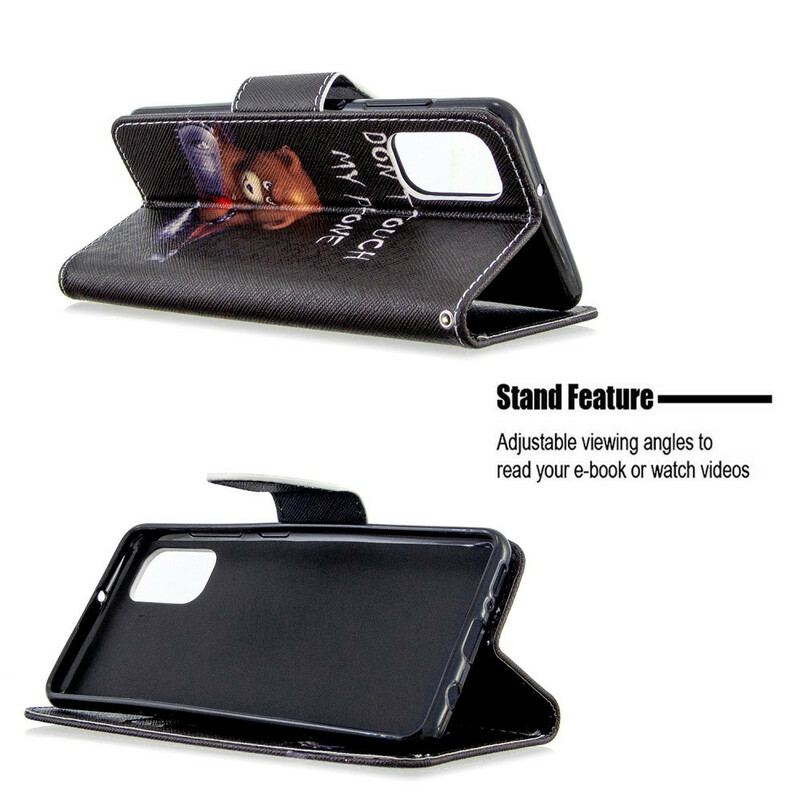 Capa Flip Para Samsung Galaxy A41 Urso Perigoso