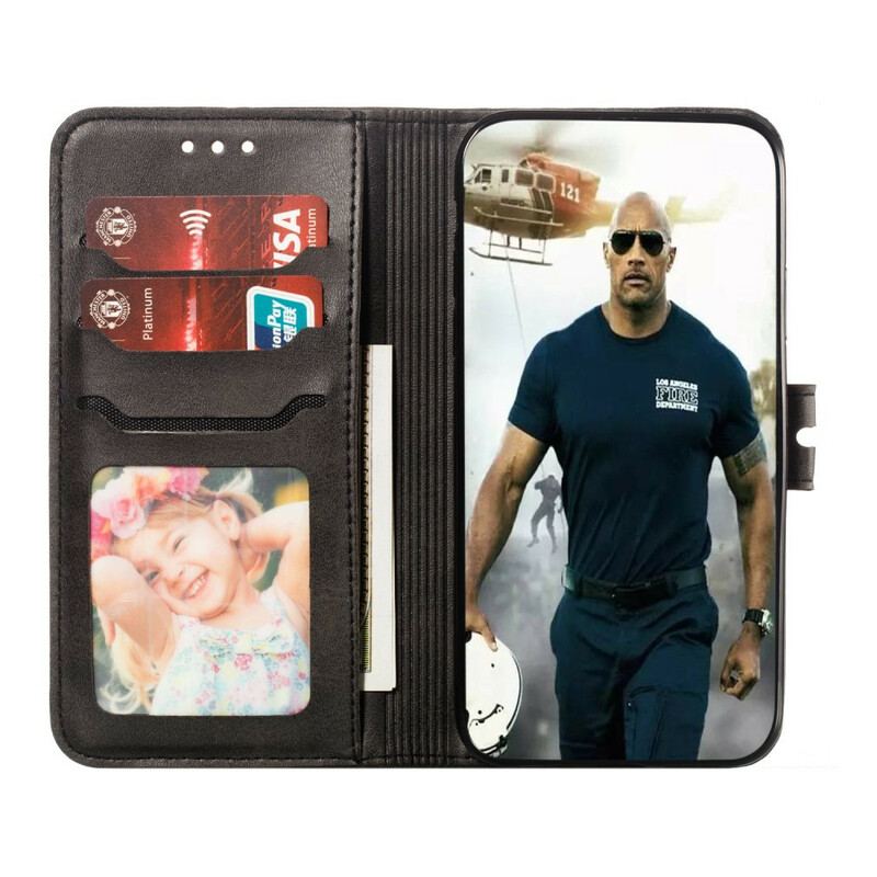 Capa Folio Para Samsung Galaxy A41 Gatinho De Couro Falso
