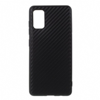 Capa Para Samsung Galaxy A41 Fibra De Carbono