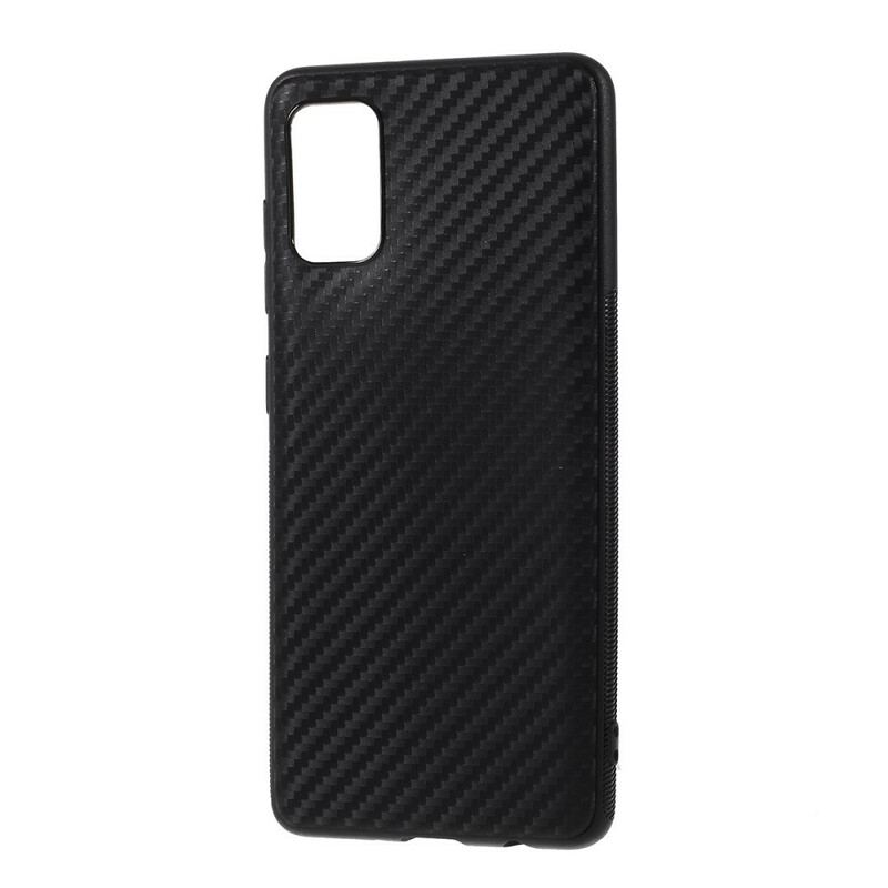 Capa Para Samsung Galaxy A41 Fibra De Carbono