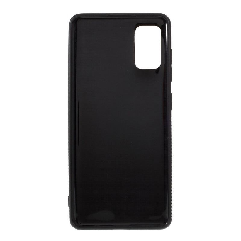 Capa Para Samsung Galaxy A41 Fibra De Carbono