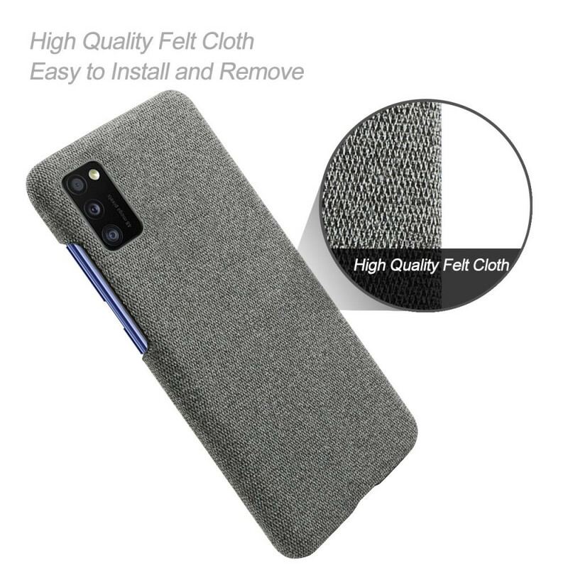 Capa Para Samsung Galaxy A41 Tecido Textura Ksq