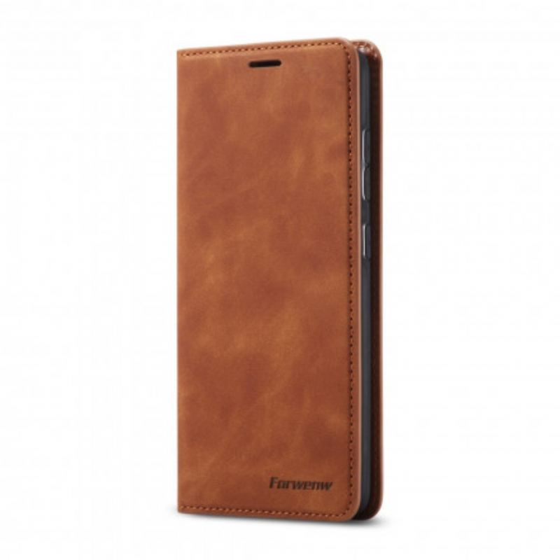 Capa De Celular Para Samsung Galaxy S21 5G Flip Forwenw Efeito Couro