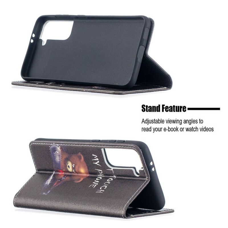 Capa De Celular Para Samsung Galaxy S21 5G Flip Urso Perigoso