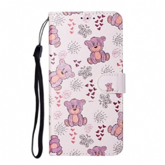 Capa Flip Para Samsung Galaxy S21 5G Apenas Ursos