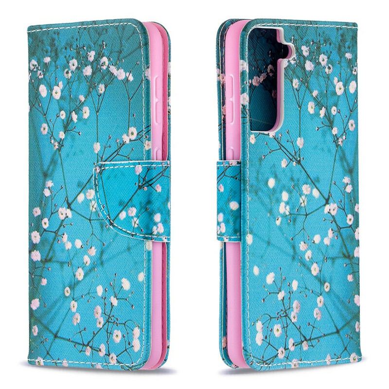 Capa Flip Para Samsung Galaxy S21 5G Árvore Florida