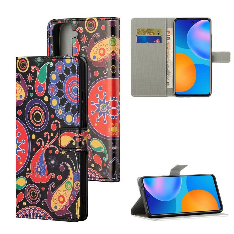 Capa Flip Para Samsung Galaxy S21 5G Design Da Galáxia