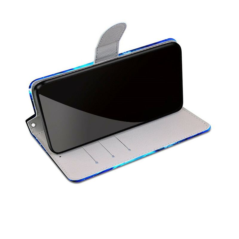 Capa Folio Para Samsung Galaxy S21 5G Lobo Mágico