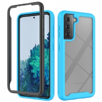 Capa Para Samsung Galaxy S21 5G Bordas Chanfradas Híbridas