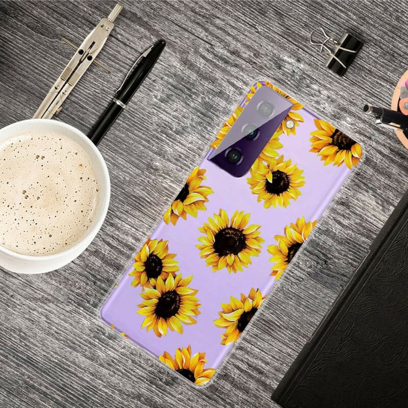 Capa Para Samsung Galaxy S21 5G Girassóis