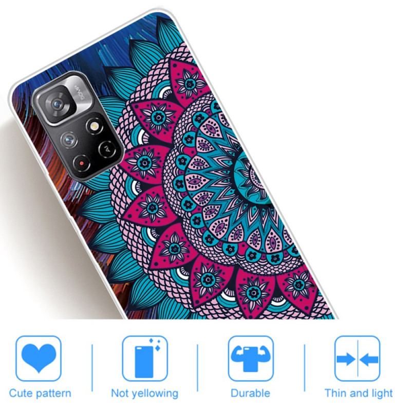 Capa De Celular Para Poco M4 Pro 5G Mandala Colorida