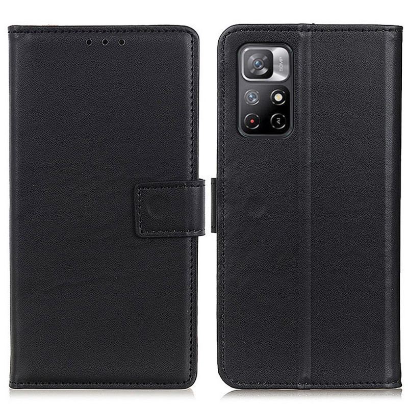 Capa Flip Para Poco M4 Pro 5G Couro Falso Chamativo