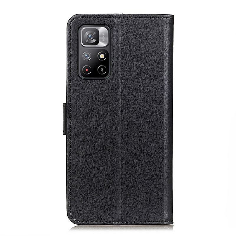 Capa Flip Para Poco M4 Pro 5G Couro Falso Chamativo