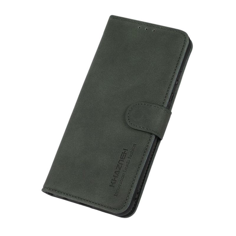 Capa Folio Para Poco M4 Pro 5G Khazneh Moda Efeito Couro