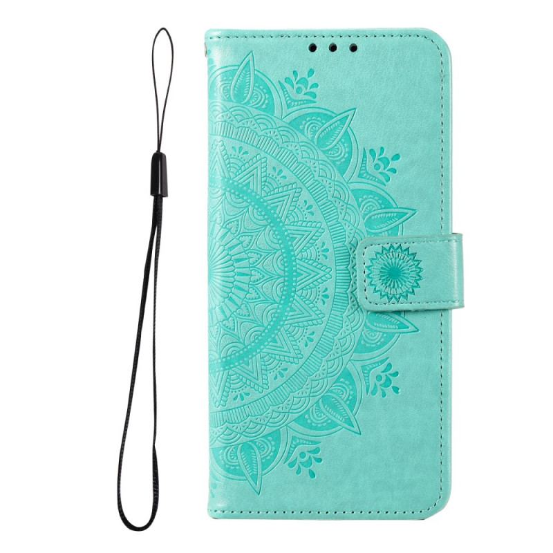 Capa Folio Para Poco M4 Pro 5G Mandala Do Sol