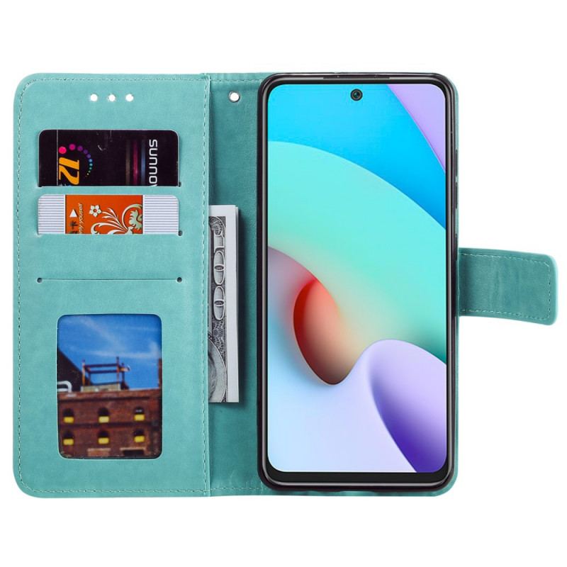 Capa Folio Para Poco M4 Pro 5G Mandala Do Sol
