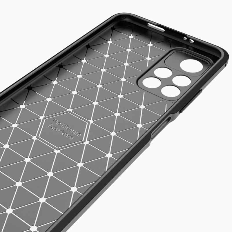 Capa Para Poco M4 Pro 5G Fibra De Carbono Escovada