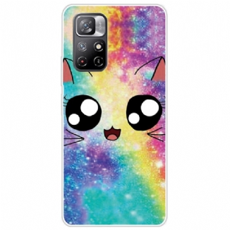 Capa Para Poco M4 Pro 5G Gato De Desenho Animado