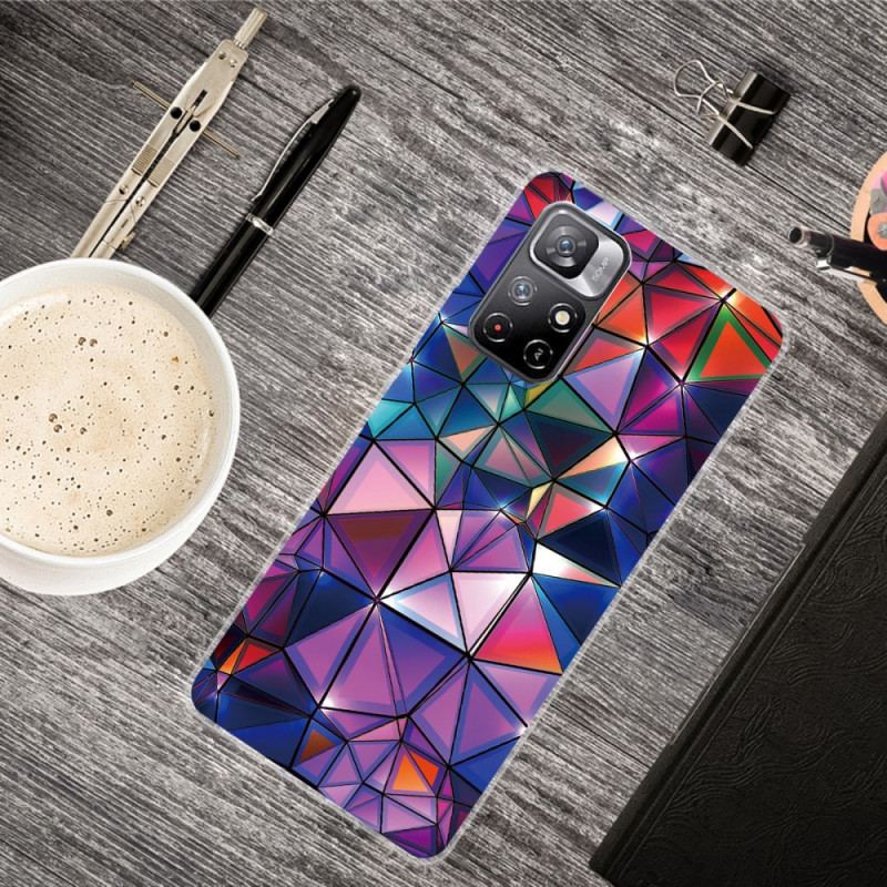 Capa Para Poco M4 Pro 5G Geometria Flexível