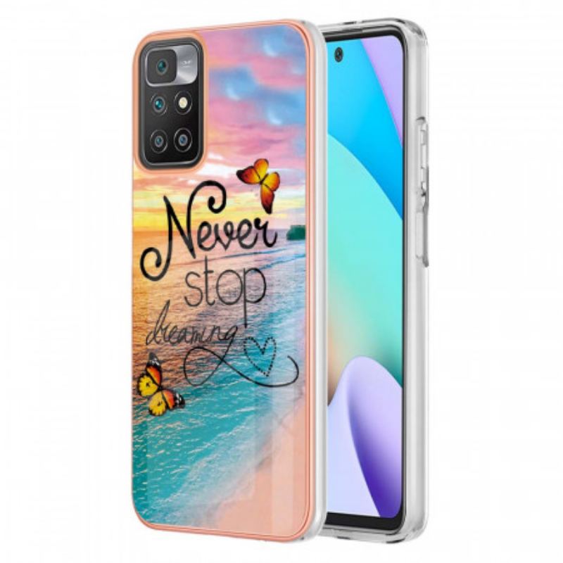 Capa Para Poco M4 Pro 5G Nunca Pare De Sonhar Com Borboletas