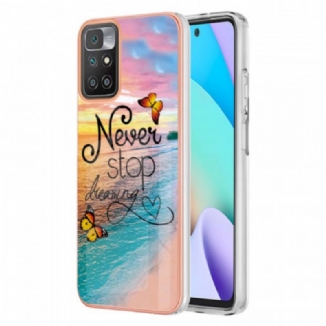Capa Para Poco M4 Pro 5G Nunca Pare De Sonhar Com Borboletas