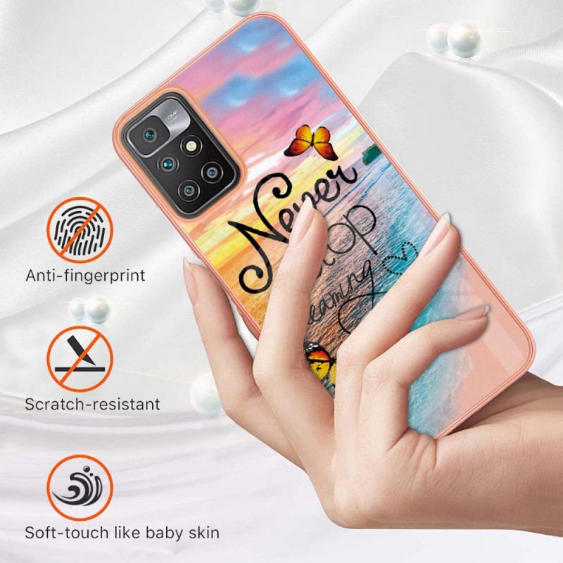 Capa Para Poco M4 Pro 5G Nunca Pare De Sonhar Com Borboletas