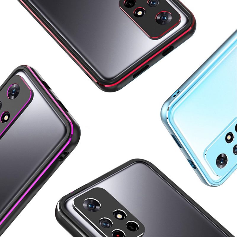 Capa Para Poco M4 Pro 5G Capa Proteção Proteção Da Moldura Do Pára-choque E Do Módulo Fotográfico Traseiro