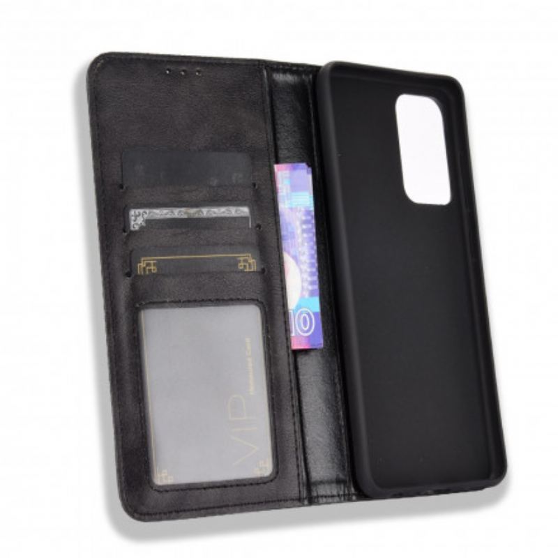 Capa De Celular Para Samsung Galaxy A52 4G / A52 5G / A52s 5G Flip Efeito Couro Vintage Estilizado