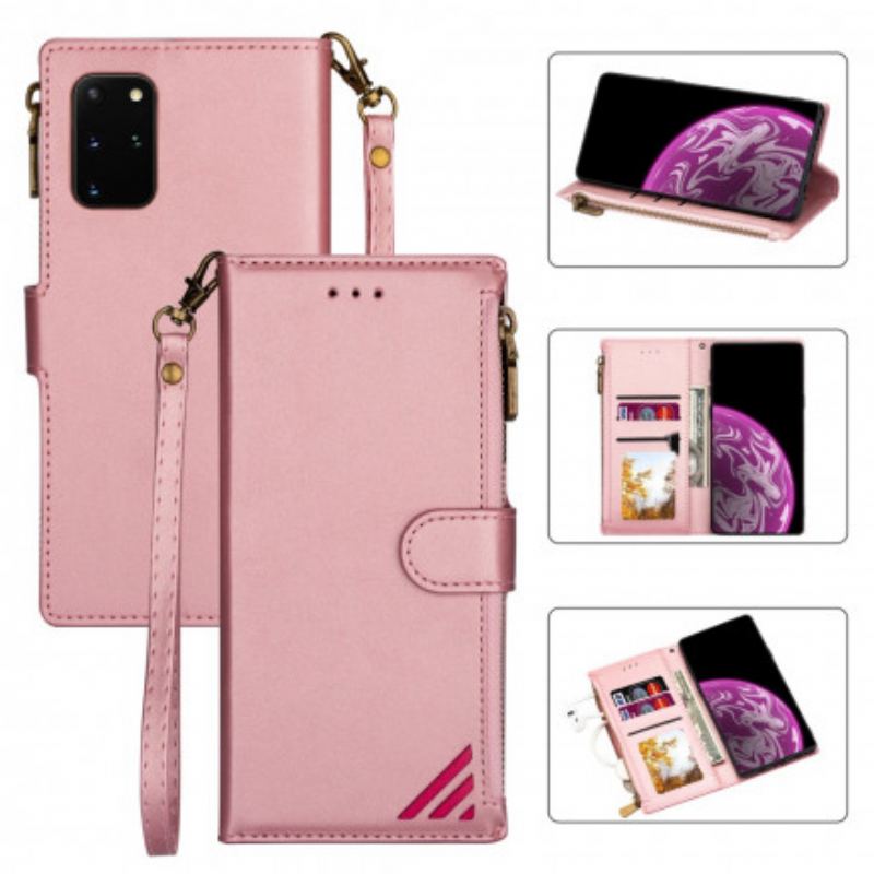 Capa De Couro Para Samsung Galaxy A52 4G / A52 5G / A52s 5G Design Multifuncional