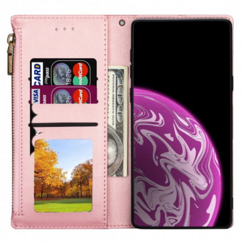 Capa De Couro Para Samsung Galaxy A52 4G / A52 5G / A52s 5G Design Multifuncional