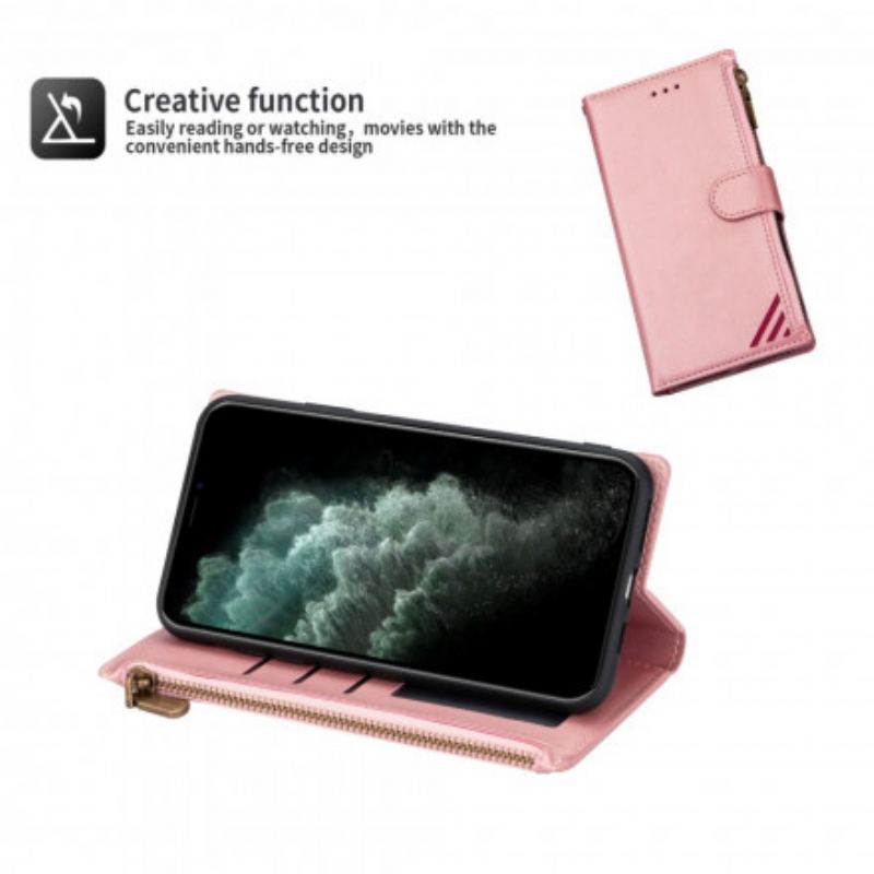Capa De Couro Para Samsung Galaxy A52 4G / A52 5G / A52s 5G Design Multifuncional