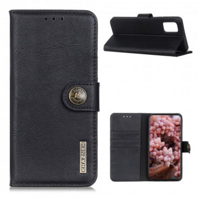 Capa De Couro Para Samsung Galaxy A52 4G / A52 5G / A52s 5G Imitação De Couro Khazneh