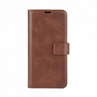 Capa Em Pele Para Samsung Galaxy A52 4G / A52 5G / A52s 5G Couro Sintético Fino