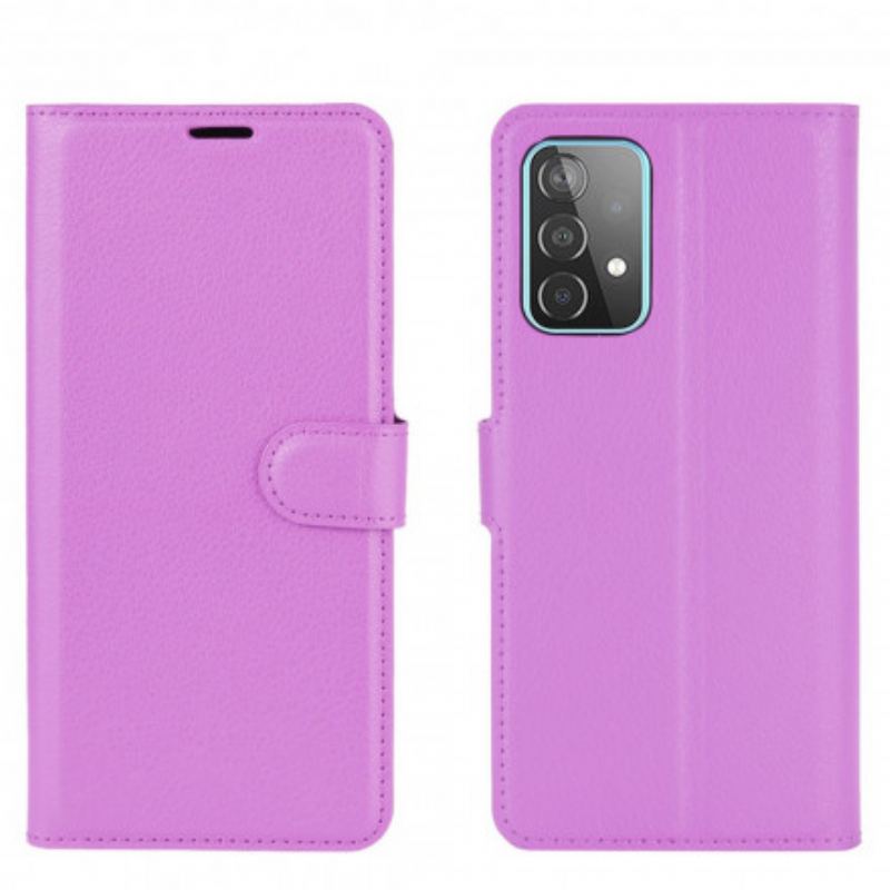 Capa Flip Para Samsung Galaxy A52 4G / A52 5G / A52s 5G Lichia Clássica
