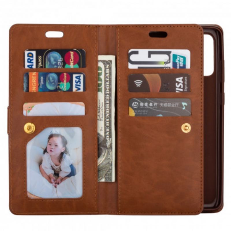 Capa Folio Para Samsung Galaxy A52 4G / A52 5G / A52s 5G Bolsa Com Cordão