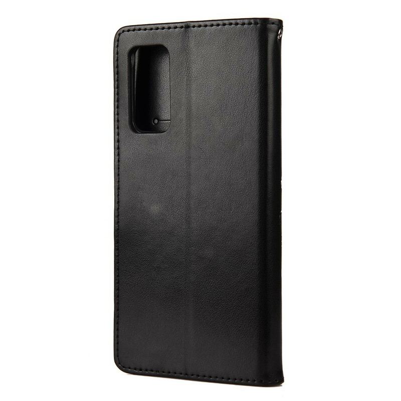 Capa Folio Para Samsung Galaxy A52 4G / A52 5G / A52s 5G Borboletas Encantadas