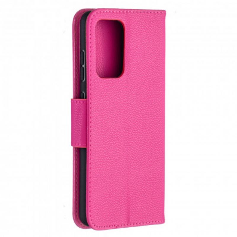 Capa Folio Para Samsung Galaxy A52 4G / A52 5G / A52s 5G Flip Lichia Rabat Oblíqua