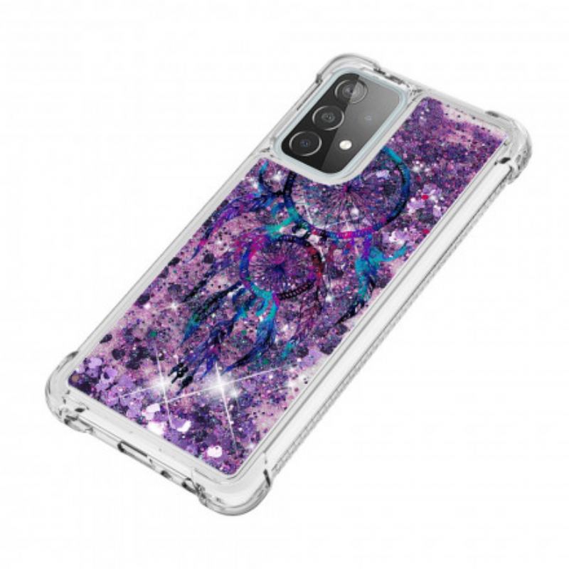 Capa Para Samsung Galaxy A52 4G / A52 5G / A52s 5G Apanhador De Sonhos Glitter