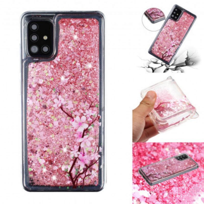 Capa Para Samsung Galaxy A52 4G / A52 5G / A52s 5G Árvore Glitter
