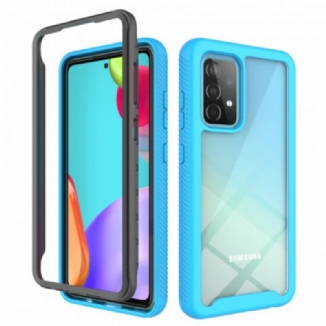 Capa Para Samsung Galaxy A52 4G / A52 5G / A52s 5G Bordas De Silicone De Design Híbrido