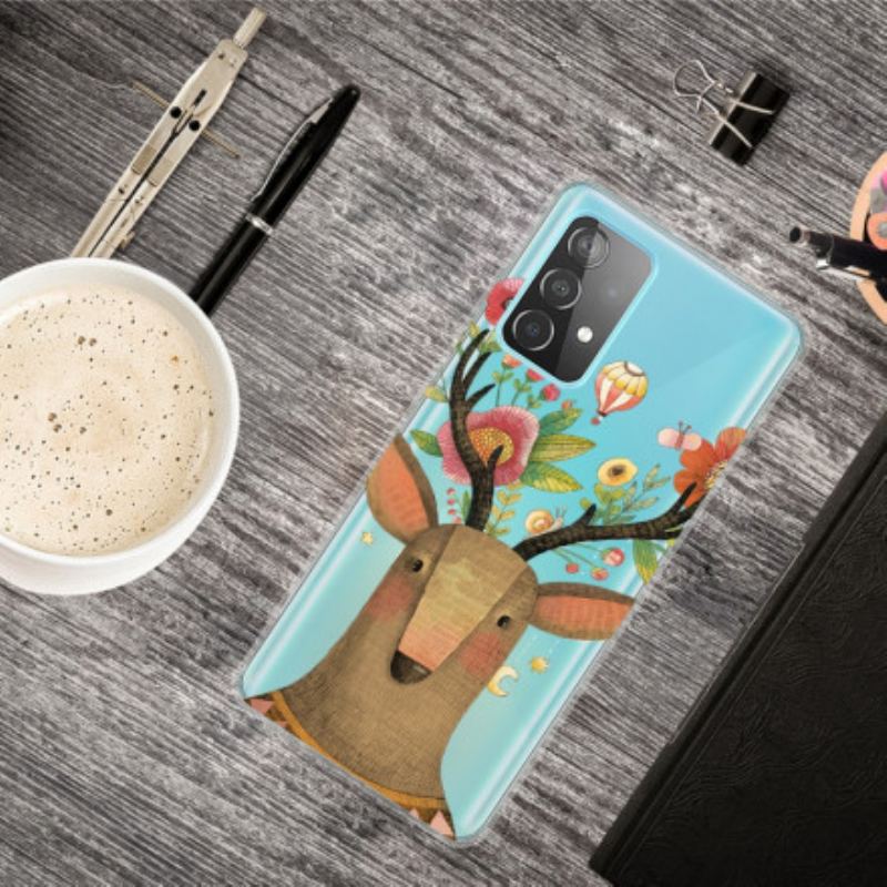 Capa Para Samsung Galaxy A52 4G / A52 5G / A52s 5G Cervo Tribal