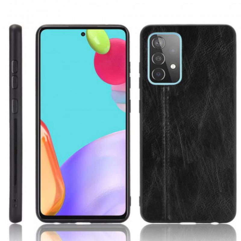 Capa Para Samsung Galaxy A52 4G / A52 5G / A52s 5G Efeito Couro Couture