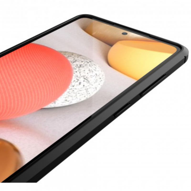 Capa Para Samsung Galaxy A52 4G / A52 5G / A52s 5G Linha Dupla Efeito Couro Litchi