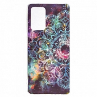 Capa Para Samsung Galaxy A52 4G / A52 5G / A52s 5G Mandala Colorida Fluorescente